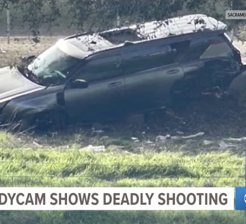 Dashcam footage crash